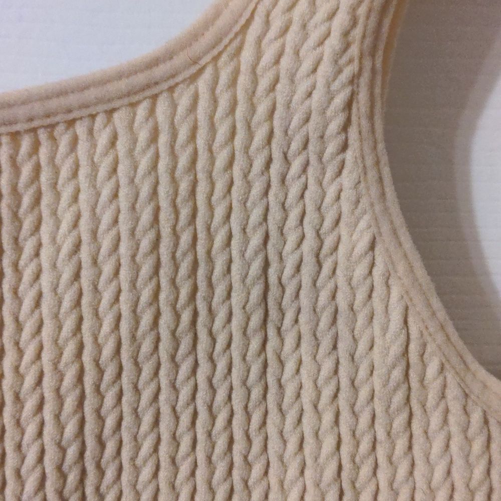H&M bralette‎ bra crop top Beige size m - Picture 2 of 3